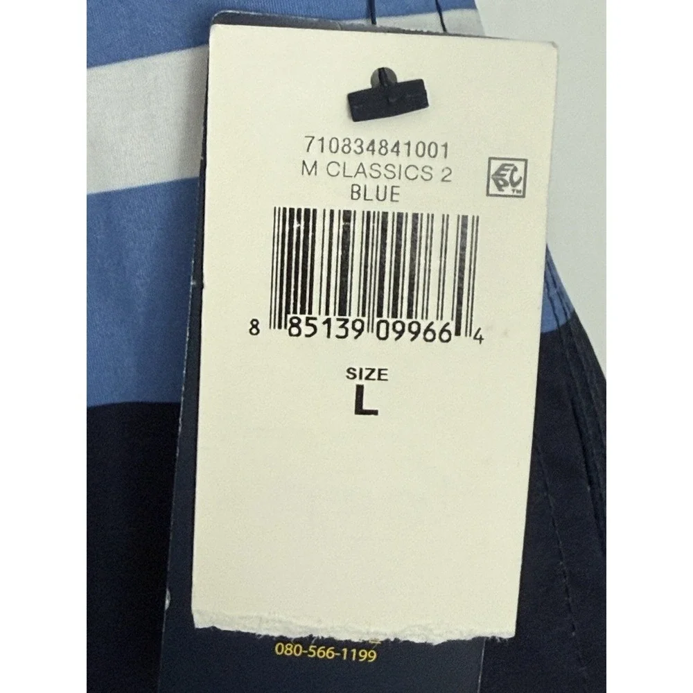 New Polo Ralph Lauren Mens Swim Trunks Shorts Size Large Blue Lined Cargo Pocket